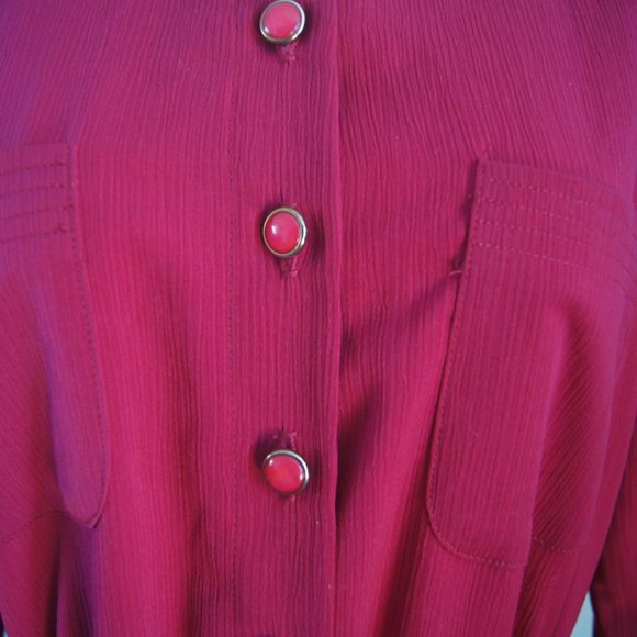 Vintage Petites Exclusively For Brownstone Studio New York Dress with Belt - Picture 4 of 8